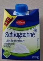 Mängden socker i Schlagsahne