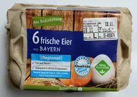 Mängden socker i 6 frische Eier aus Bayern