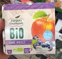 Mängden socker i Bio pomme myrtille