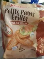 Mängden socker i Petit Pains Grillés Blé complet