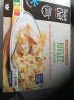 Mängden socker i Poulet écrasé, pomme de terre et carotte