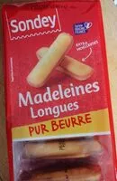 Mängden socker i Madeleines longues