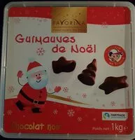 Mängden socker i Guimauves enrobées de chocolat noir