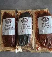 Mängden socker i Magret de canard marinés 3 saveurs