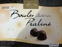 Mängden socker i Boules praliné