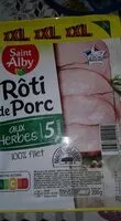Mängden socker i Rôti de porc aux herbes