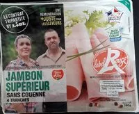 Mängden socker i Jambon supérieur sans couenne