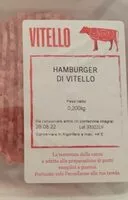 Mängden socker i Hamburger di vitello