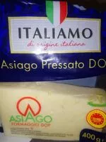 Mängden socker i Asiago Pressato DOP