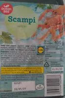 Mängden socker i Scampi interi