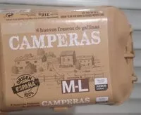 Mängden socker i Huevos frescos de gallinas camperas