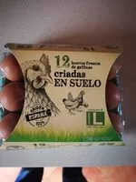 Mängden socker i Huevos frescos de gallinas criadas en suelo L