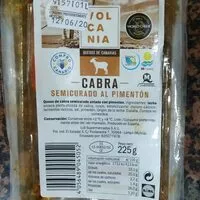 Mängden socker i Queso de cabra semicurado al pimentón