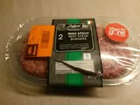 Mängden socker i Irish stout beef steak burgers