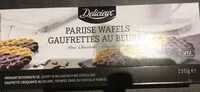Mängden socker i Gaufrettes au beurre Chocolat noir
