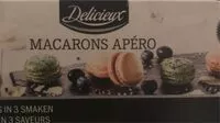 Mängden socker i Macarons Apéro