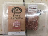 Mängden socker i Farce à legumes