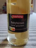 Mängden socker i Birnen eingelegt Glas