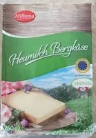 Mängden socker i Heumilch Bergkäse