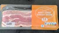 Mängden socker i Honey Cured Streaky Bacon