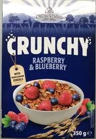 Mängden socker i Crunchy Raspberry & Blueberry müsli