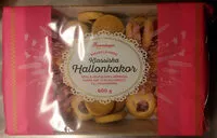 Mängden socker i Kvarnvingen Klassiska Hallonkakor