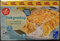 Mängden socker i Ocean Sea Fiskgratäng XXL