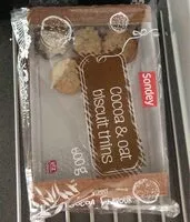 Mängden socker i Cocoa & oat biscuit thins