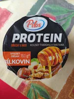 Mängden socker i PROTEIN ořechy a med, kousky tvarohu a smetana