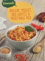 Mängden socker i Bulgur, millet, red lentil & vegetable mix