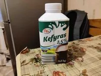 Mängden socker i Kefyras 2.5%