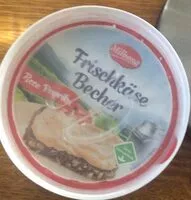 Mängden socker i Frischkäse Becher