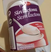 Mängden socker i Yogur sin lactosa de fresa