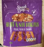 Mängden socker i Fruit & nut biscuits