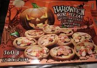 Mängden socker i Halloween mini pizzas