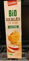 Mängden socker i Sablé pur beurre cœur pomme