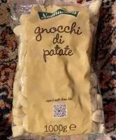 Mängden socker i Gnocchi di patate