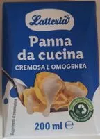 Mängden socker i Panna da cucina Latteria (LIDL)