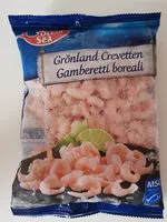 Mängden socker i Crevettes nordiques