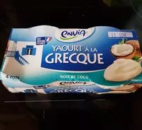Mängden socker i yaourt à la grecque noix de coco