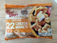 Mängden socker i Breaded Chicken Nuggets