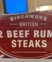 Mängden socker i 2 beef rump steaks