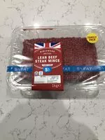 Mängden socker i Lean Beef Steak Mince