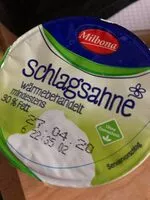Mängden socker i Schlagsahne