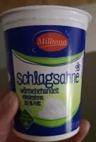 Mängden socker i Schlagsahne