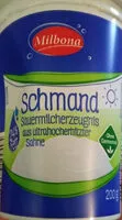 Mängden socker i Schmand