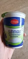 Mängden socker i Schmand