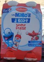 Mängden socker i Les Milbo'z à boire saveur fraise