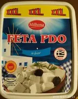Mängden socker i Feta PDO in brine