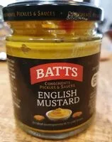 Mängden socker i Batts English Mustard